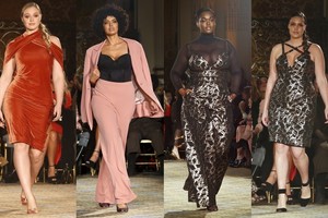 Besikeičianti mada: ant „Christian Siriano“ podiumo – daug stambių modelių