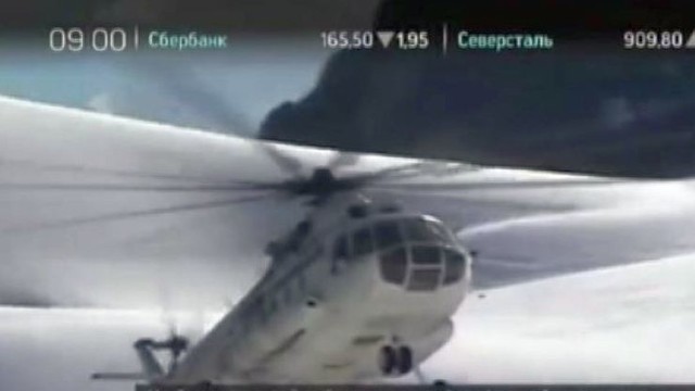 Rusijoje sustabdyta savaitgalį sudužusio sraigtasparnio paieška