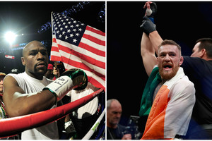 Amžiaus susidūrimas: Conoras McGregoras ir Floydas Mayweatheris susitarė dėl kovos