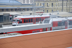 Vėluojantis greitasis traukinys iš Vilniaus į Klaipėdą įsiutino keleivį