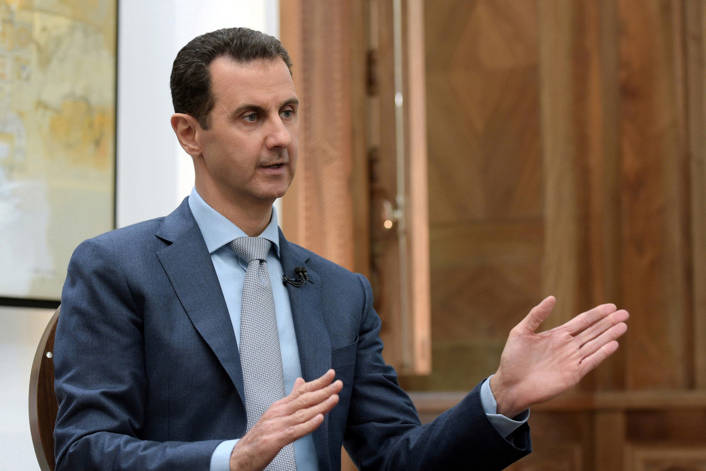 Sirijos prezidentas B.al-Assadas.