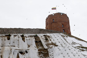 Gedimino kalnas stabilus, bet nuošliaužų dar bus