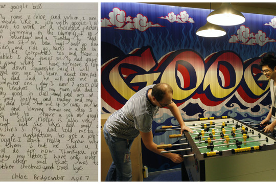 Septynmetė panoro įsidarbinti „Google“: štai ką ji išgirdo iš kompanijos boso