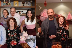 Kolumbijoje Ericai Jennings bičiuliai surengė jaukias kūdikio sutiktuves