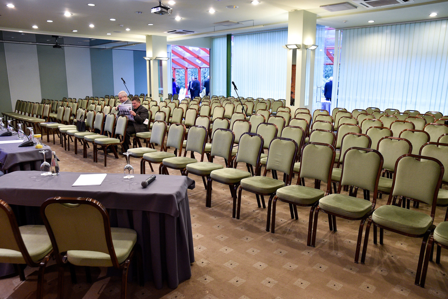 Šeštadienį socialdemokratai diskutavo Vilniuje vykusiame partijos prezidiumo posėdyje.<br>V.Ščiavinsko nuotr.