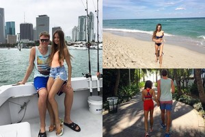 Krepšininko Mindaugo Kuzminsko ir jo sužadėtinės poilsis – užburiantis