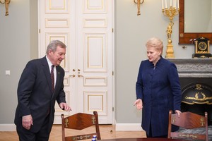 Lietuvoje viešintis JAV senatorius Richardas Durbinas: „Aš žinau, ką Putinas padarė“