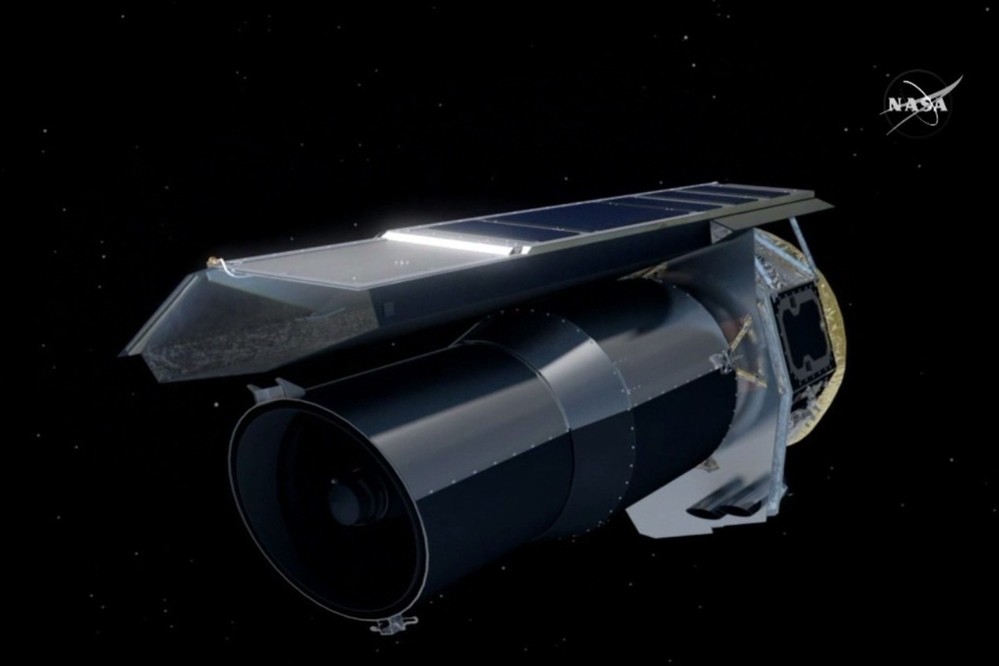 Orbitinis teleskopas „Splitzer“.<br>NASA iliustr.