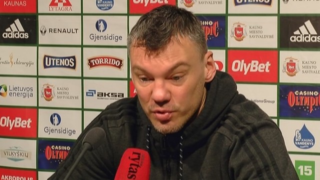 Šarūnas Jasikevičius tikisi, kad prieš svarbias rungtynes Bamberge motyvacijos netrūks