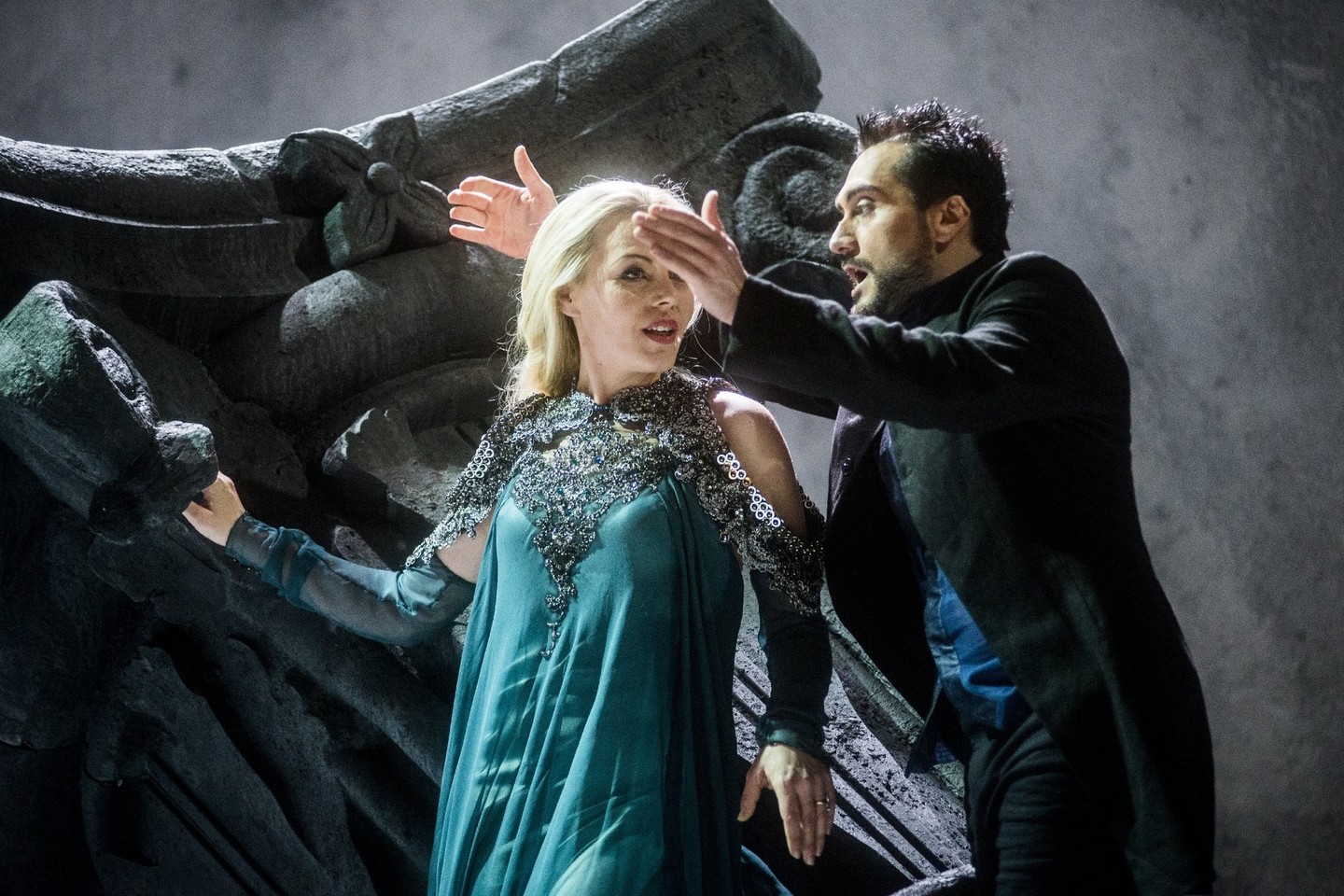Scena iš operos „Pelėjas ir Melisanda“.