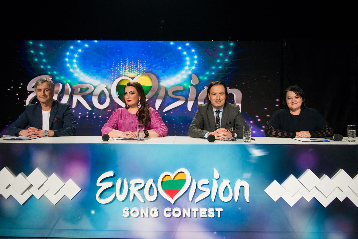 „Eurovizijos“ atrankų komisija.<br>J.Stacevičiaus nuotr.