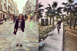 Įvertinkite: žaismingas krepšininko Martyno Pociaus žmonos Viktorijos stiliukas