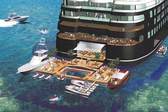 Prabangiausia visų laikų jachta – į ją pateks tik išrinktieji