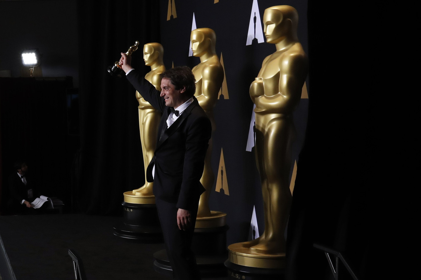 „Oskarų“ teikimo ceremonijos akimirkos<br>„Reuters/Scanpix“ nuotr.