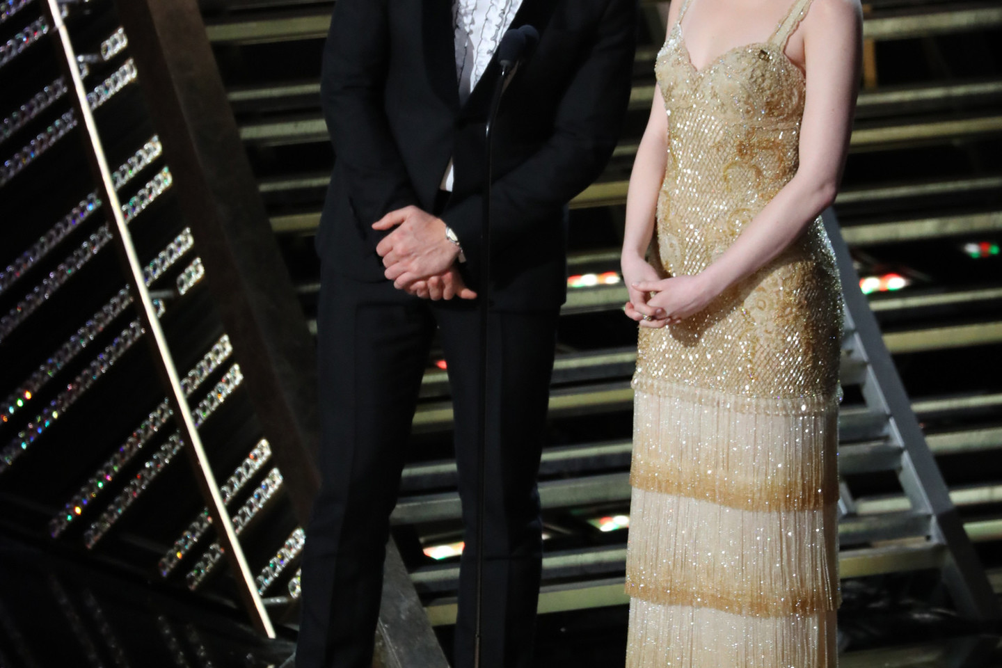 Ryanas Gosling ir Emma Stone.<br>„Reuters/Scanpix“ nuotr.