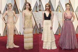 „Oskarų“ viešnios rodė prabangias sukneles