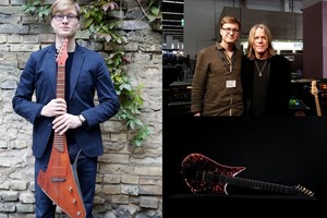 Garsių menininkų sūnaus kuriamos gitaros žavi pasaulinio lygio virtuozus