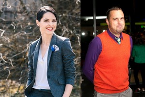 Išprotėję dėl spalvų: Milena – mėlyna, Morkūnas – oranžinis