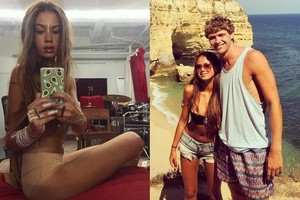 Krepšininko Mindaugo Kuzminsko sužadėtinė Eglė kaitina gerbėjų kraują