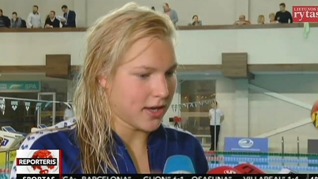 Rūta Meilutytė startavo Lietuvos čempionate