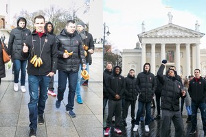 „Lietuvos ryto“ krepšininkai apsilankė sostinėje šurmuliuojančioje Kaziuko mugėje