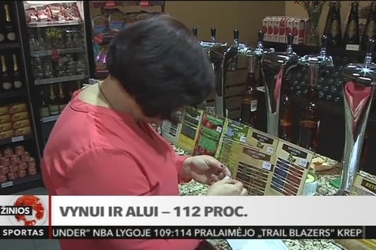 Kitą savaitę brangs visas alkoholis