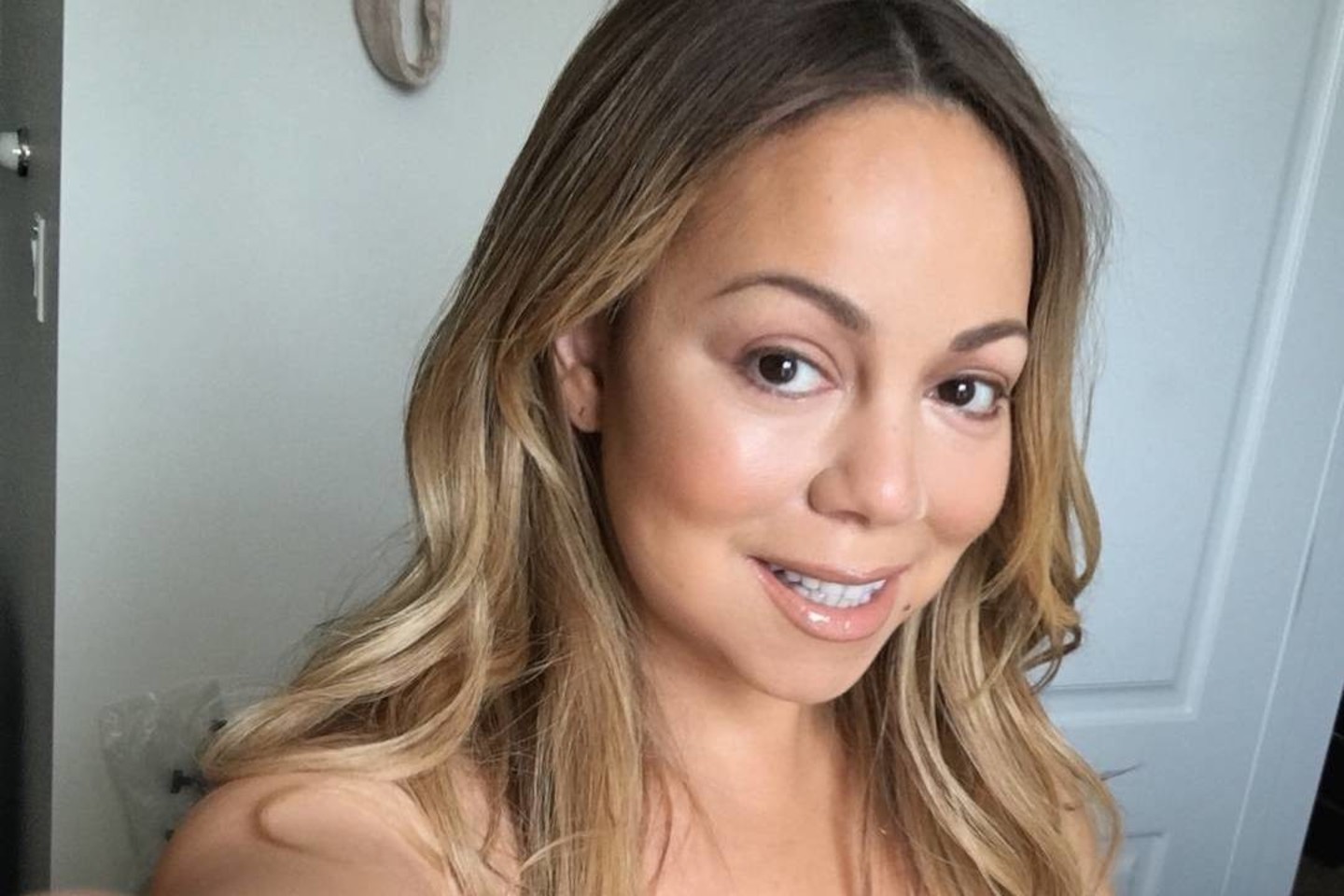 Dainininkė Mariah Carey spinduliuoja seksualumą.<br>Socialinių tinklų nuotr.