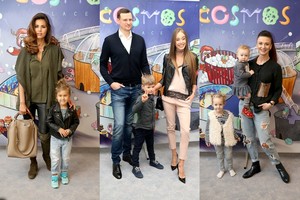 Garsūs tėveliai su atžalomis pasinėrė į vaikiškas pramogas