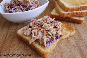 Lengva ir traški tuno ir daržovių užtepėlė