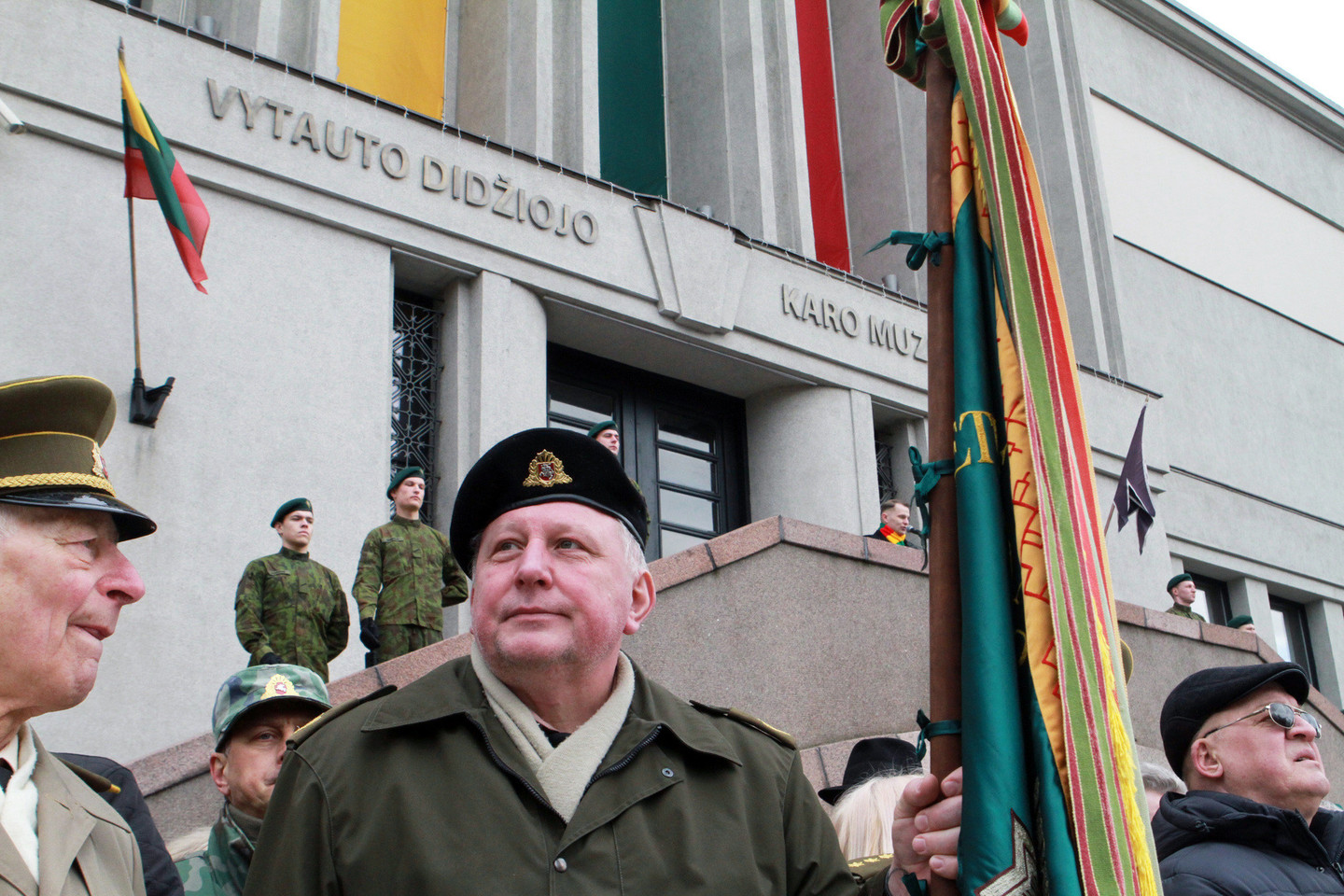 Kauniečiai mini Lietuvos Nepriklausomybės atkūrimo dieną.<br>M.Patašiaus nuotr.