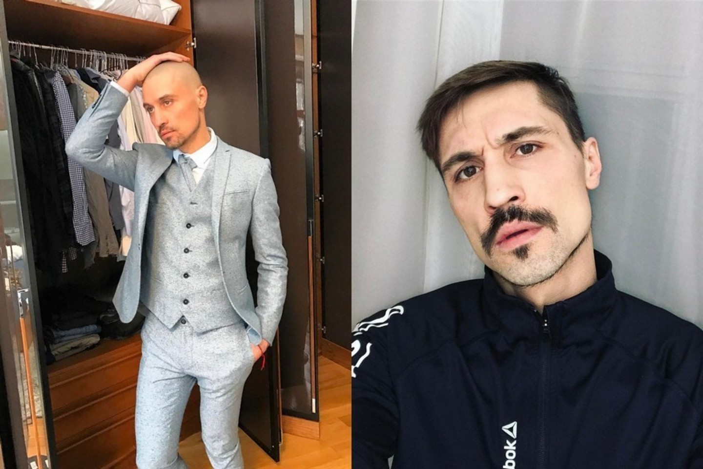 Dima Bilanas pasiryžo išvaizdos pokyčiams.<br>„Instagram“ nuotr.