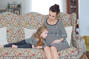 Veronika Montvydienė įamžino paskutines nėštumo dienas