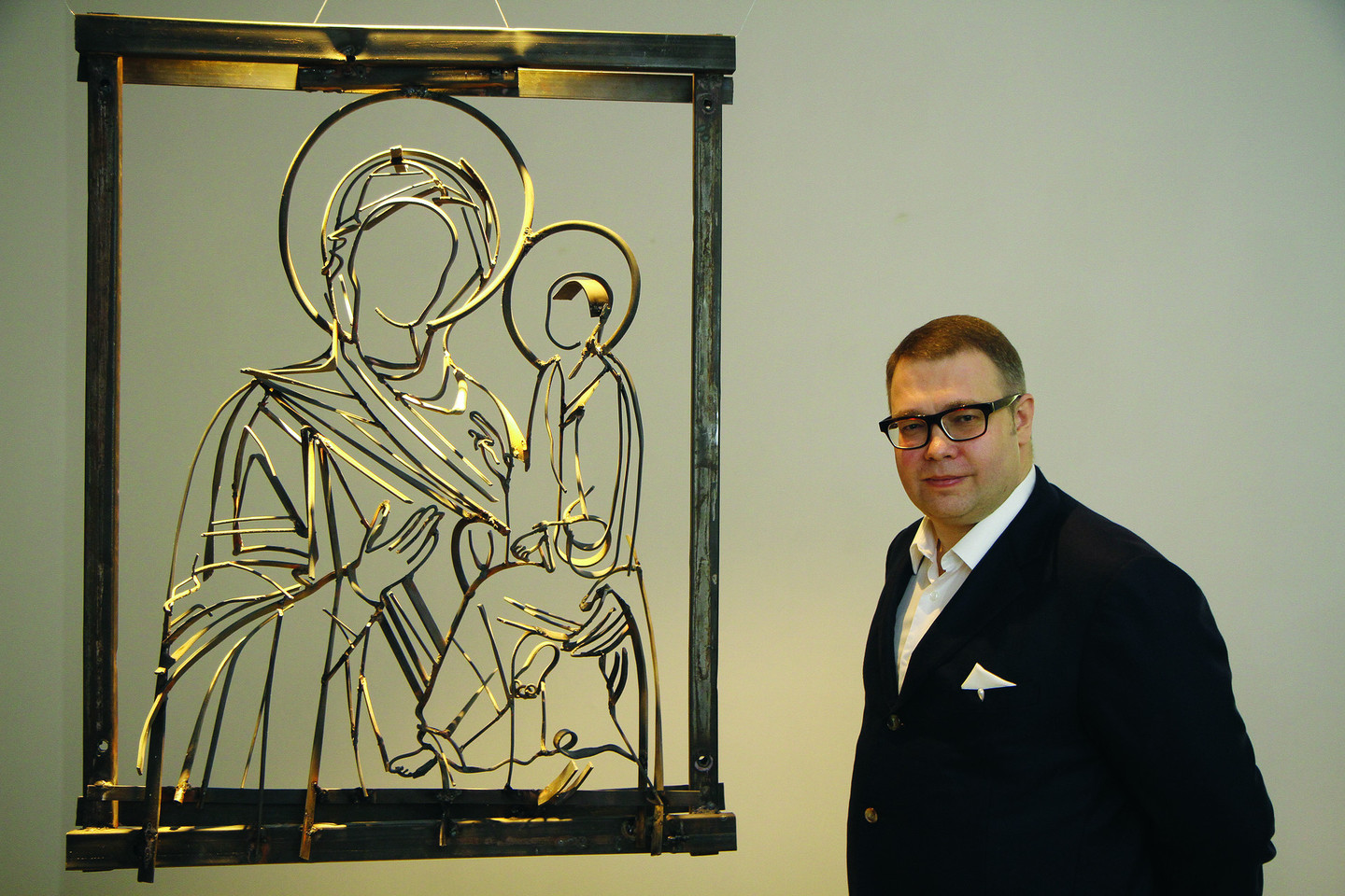Maris Vitols Vilniaus „Vartų“ galerijoje.<br>Organizatorių (P.Maluko)nuotr.