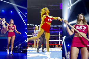 Kovos menų gerbėjų kraują kaitina ringo gražuolės