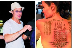 Bradas Pittas ir Angelina Jolie ryšius stiprino „mistinėmis“ tatuiruotėmis