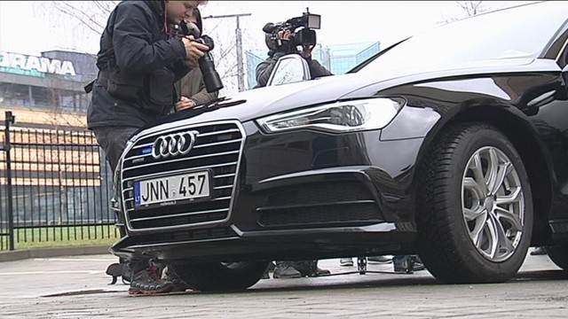 Nežymėto policijos „Audi“ įranga už 35 tūkst. eurų pričiups ne tik greičio mėgėjus