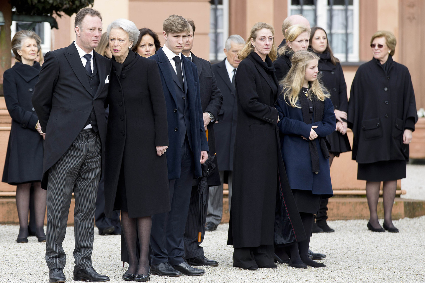 Karališkos laidotuvės Danijoje: į paskutinę kelionę palydėtas princas Richardas.<br>ViDA Press nuotr.