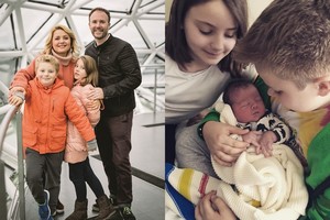 Beatos Nicholson šeimą trečią kartą aplankė gandrai