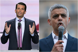Iš karto po išpuolio – Donaldo Trumpo sūnaus akibrokštas Londono merui