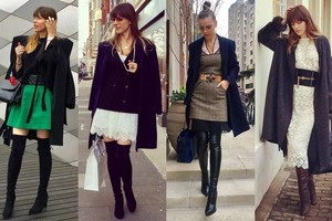 Alesia Mačiulis nenustoja stebinti savo drabužių deriniais