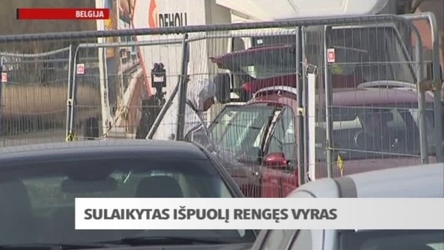 Belgijoje sulaikytas vyras ketinęs surengti išpuolį 