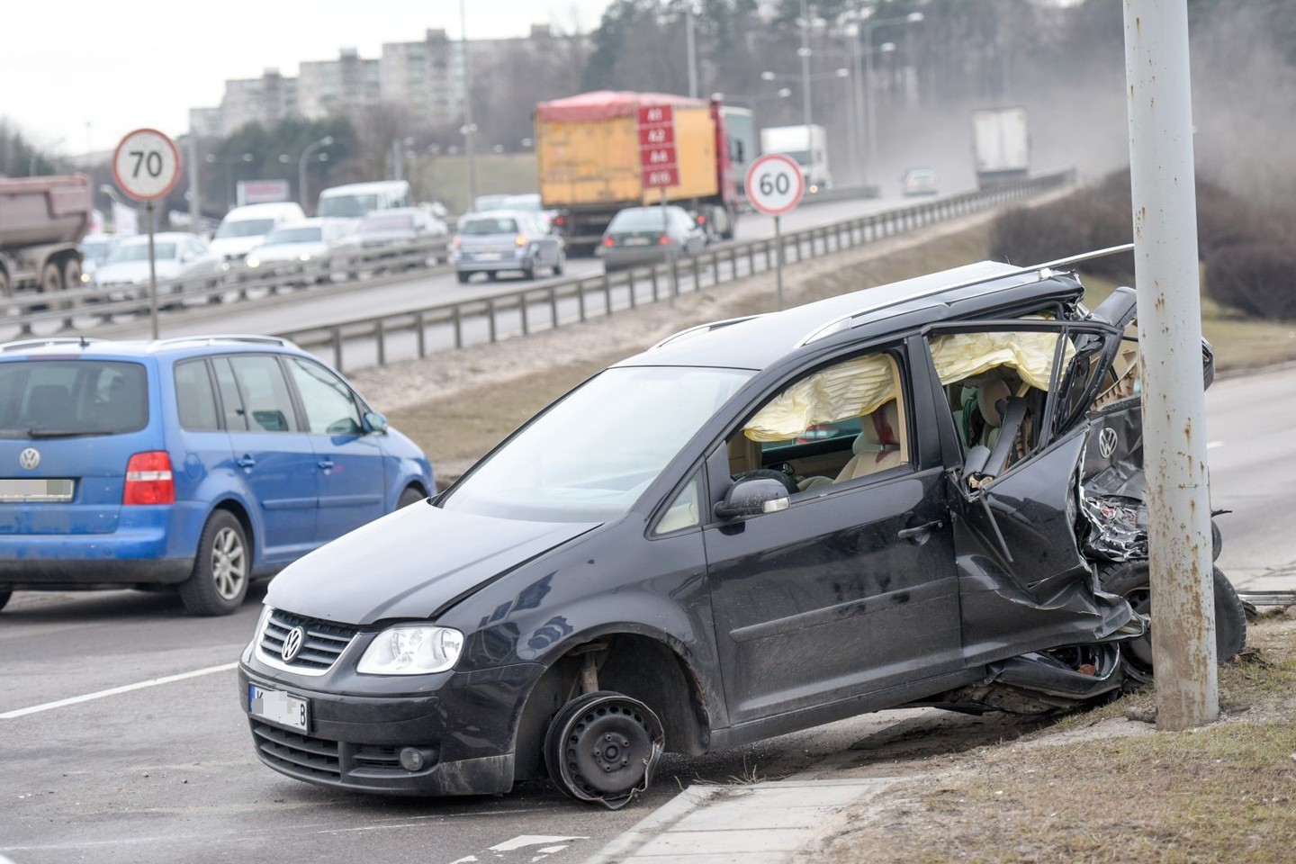 Šiais metais iki kovo 24 dienos Lietuvoje eismo įvykiuose žuvo 38 žmonės.<br>D. Umbraso asociatyvi nuotr.
