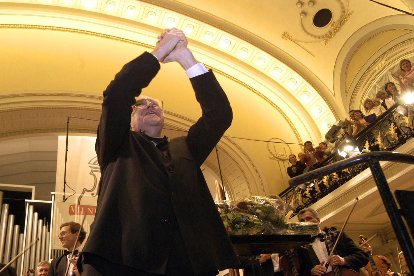 M.Rostropovičius ne kartą koncertavo Vilniuje.<br>Nacionalinės filharmonijos nuotr.