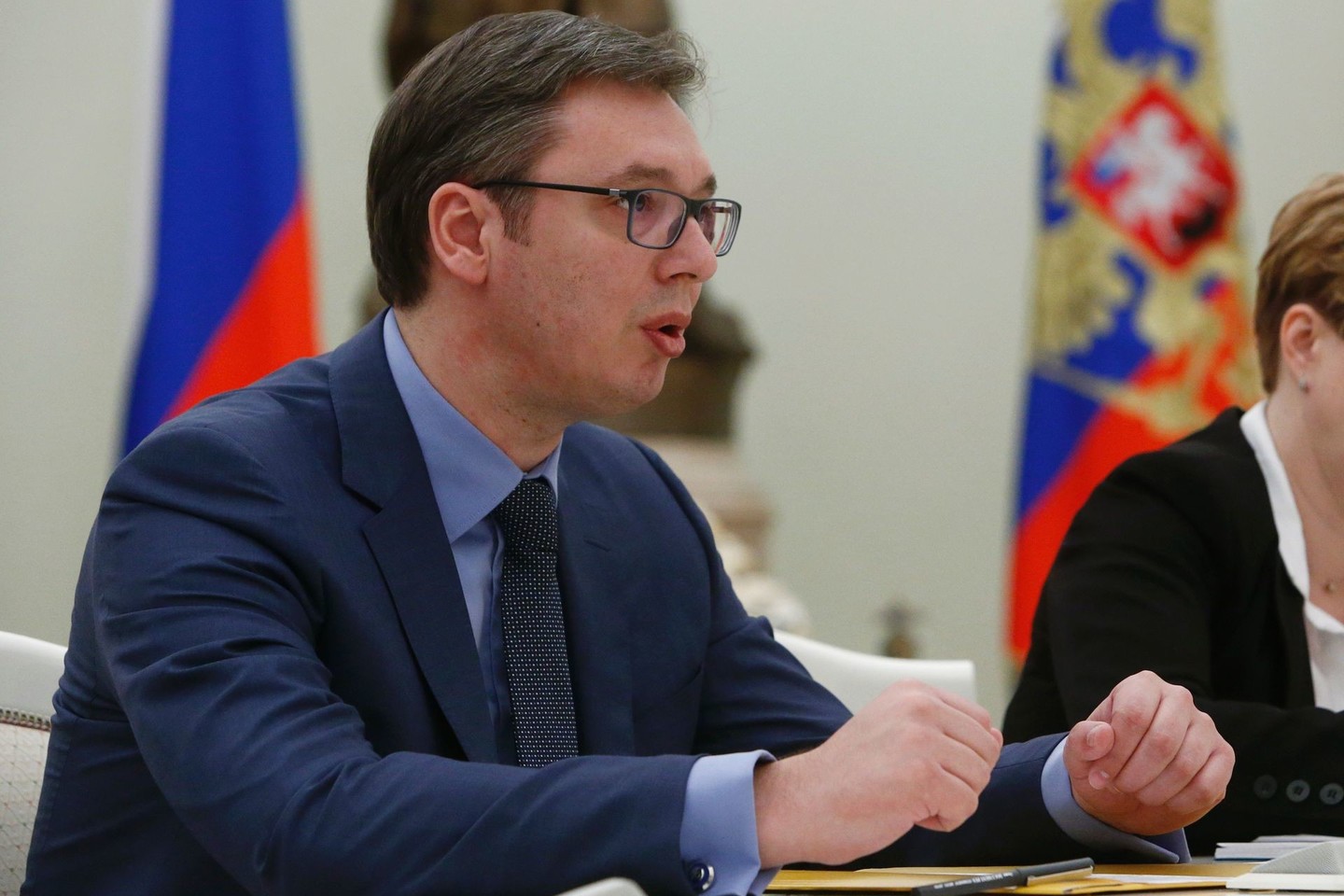 Serbijos premjeras A.Vučičius teigė, kad šalis ir toliau sieks tapti ES nare, bet taip pat gerins santykius su Rusija.