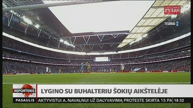 Lietuvos futbolo rinktinę anglai palygino su buhalteriu šokių aikštelėje