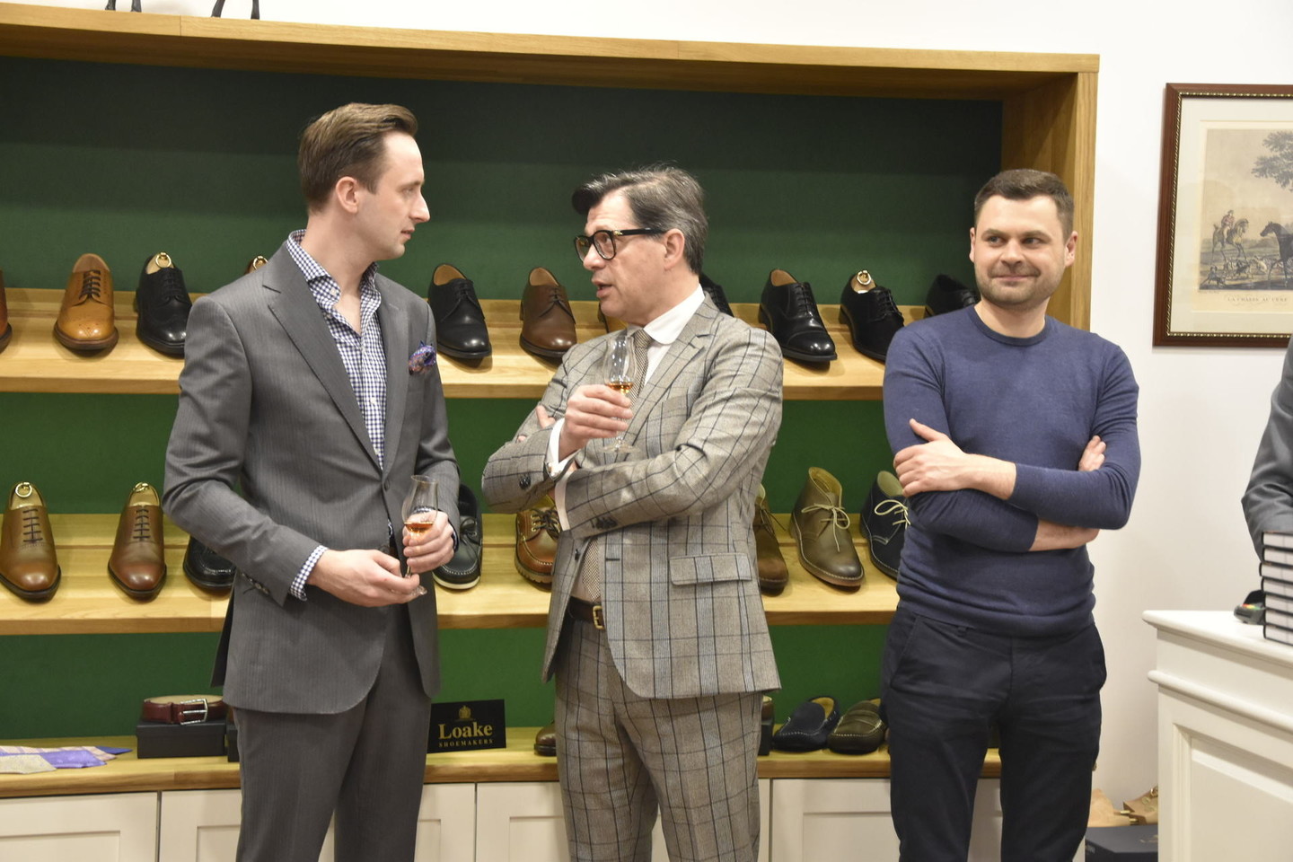 Vyriškų batų ir aksesuarų salono klubo nariai susipažino su vyrų stiliaus konsultanto Algirdo Griciaus knyga.