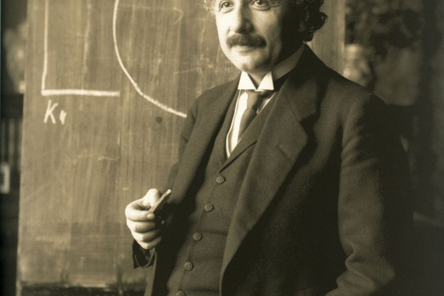 Reliatyvumo teorijos autorius Albertas Einsteinas.<br>Wikimedia Commons nuotr.