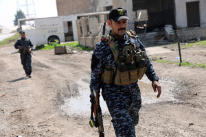 Irako karinės oro pajėgos smogė islamistams prie sienos su Sirija