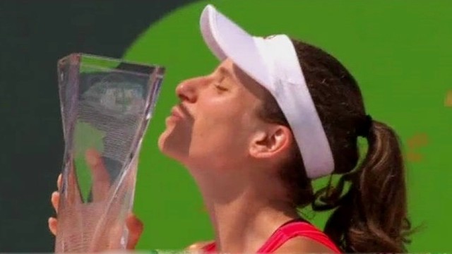 Britų tenisininkė iškovojo svarbiausią pergalę prestižiniame turnyre Majamyje