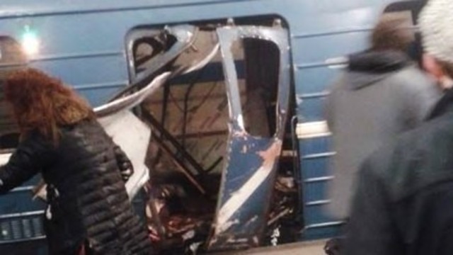 Paviešinti pirmieji išpuolio vaizdai iš Sankt Peterburgo: chaosas metro stotyje